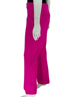 Victoria Victoria Beckham Fuchsia Wool-Blend Tailored Trousers – Size US 10