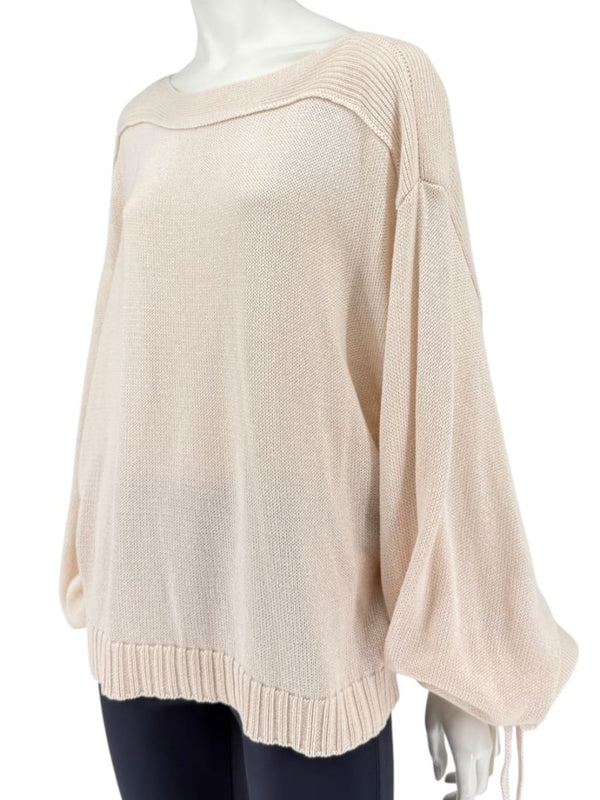 Jil Sander Blush Knit Pullover Sweater – Size S