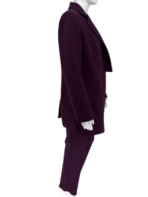 Ralph Lauren Purple Label Black Wool Pant Suit – Size 12