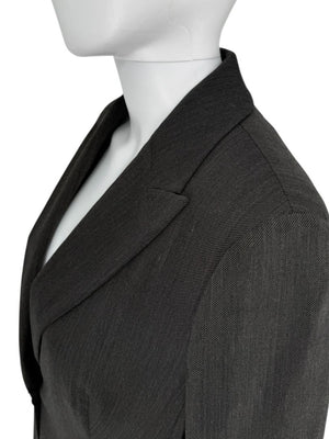 Akris Grey Wool & Silk Blend Pant Suit – Size 10
