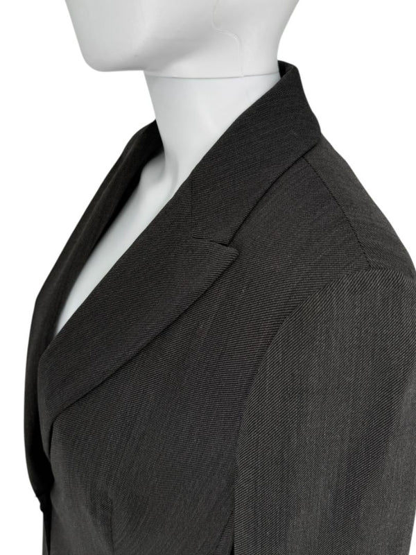 Akris Grey Wool & Silk Blend Pant Suit – Size 10
