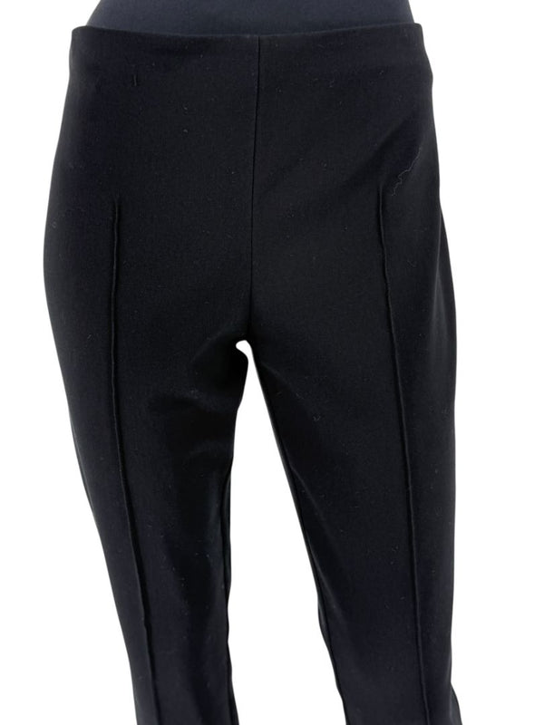 The Row Black Slim Ankle Pants with Side Zip – Size 10