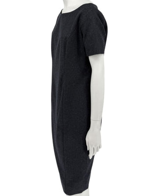 Pamella Roland Charcoal Grey 2-Piece Dress/Jacket Set – Large