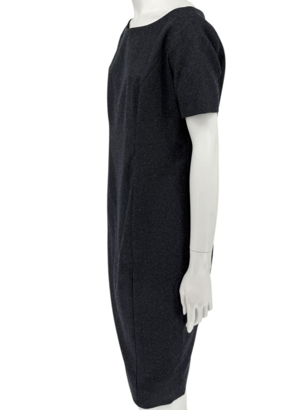 Pamella Roland Charcoal Grey 2-Piece Dress/Jacket Set – Large