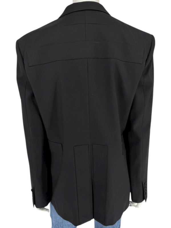Givenchy Paris Men’s Black Wool Blazer – Size EU 52 - Made in Italy – New with Tags