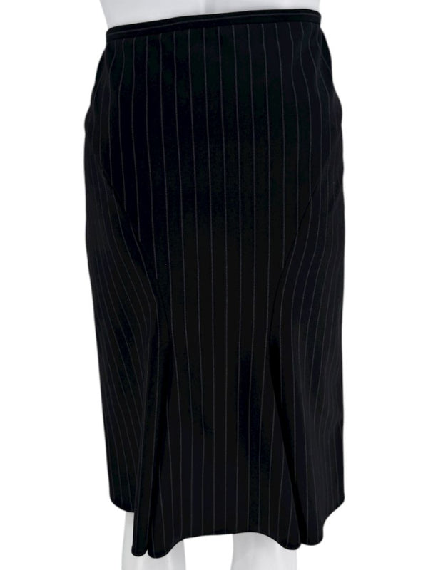 Armani Collezioni Charcoal Pinstripe 3-Piece Suit – Size 12