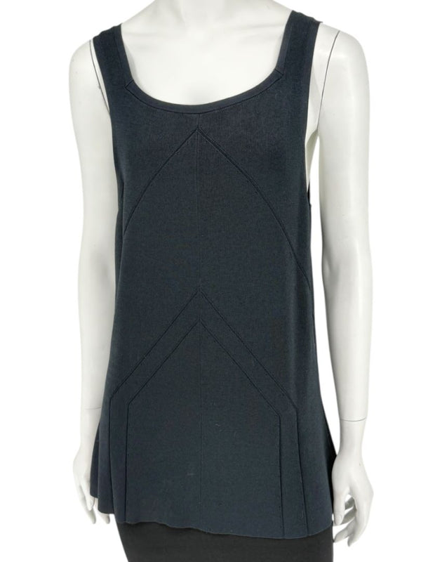 Oscar de la Renta Black Knit Sleeveless Tunic – Size L