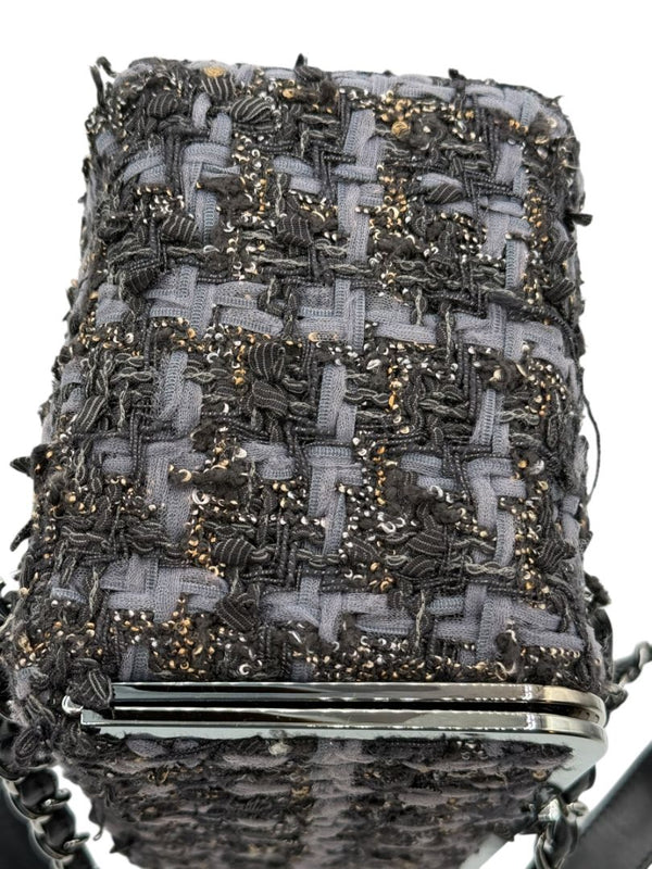 CHANEL 2006 Tweed Vanity Case/Top Handle Bag