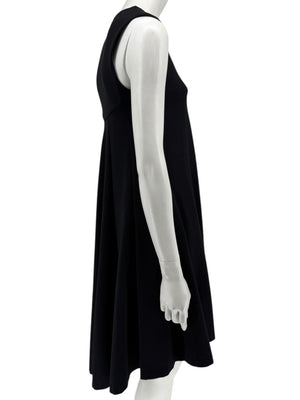 Diane von Furstenberg Sleeveless A-Line Knit Dress – Black - Size 0