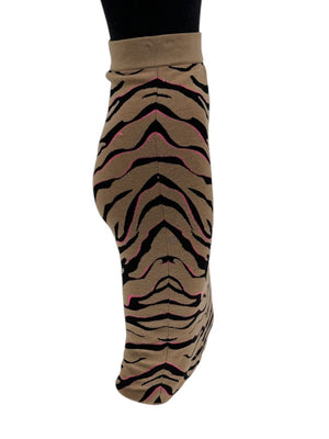 Stella McCartney Tan & Black Tiger-Stripe Knit Pencil Skirt – Size 34