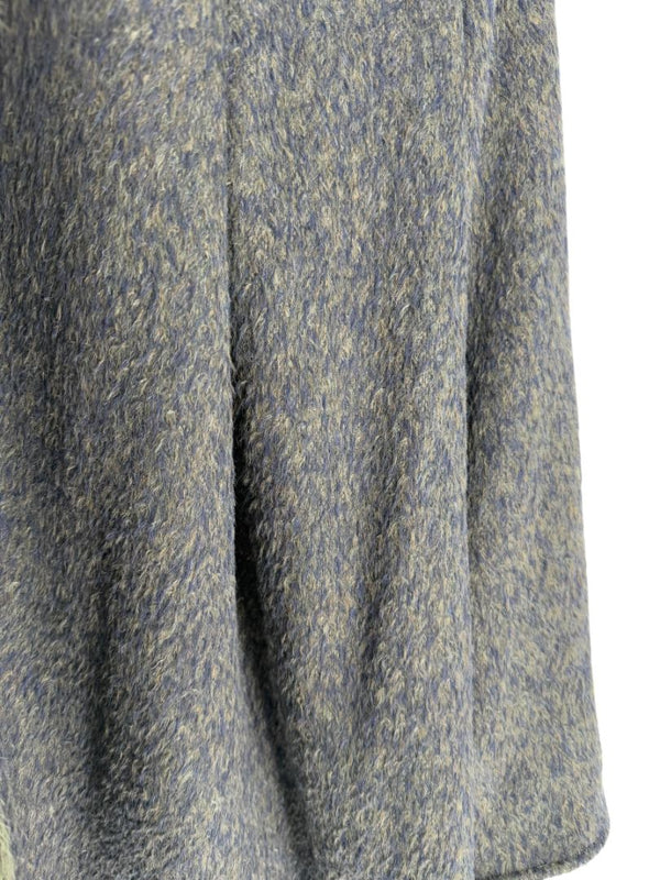 Jacobson’s Vintage Alpaca Swing Coat with Mink Fur Trim – Size 10