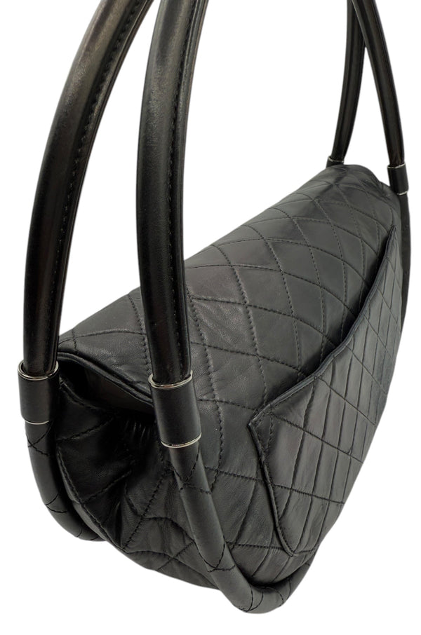 Chanel 2013 Black Hula Hoop Bag - Medium