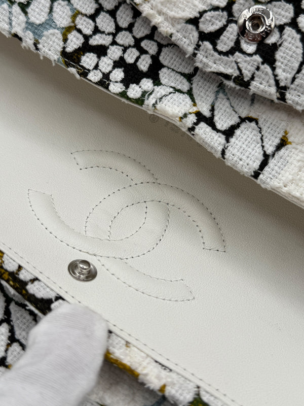 Chanel Double Flap Limited Edition Floral Tweed