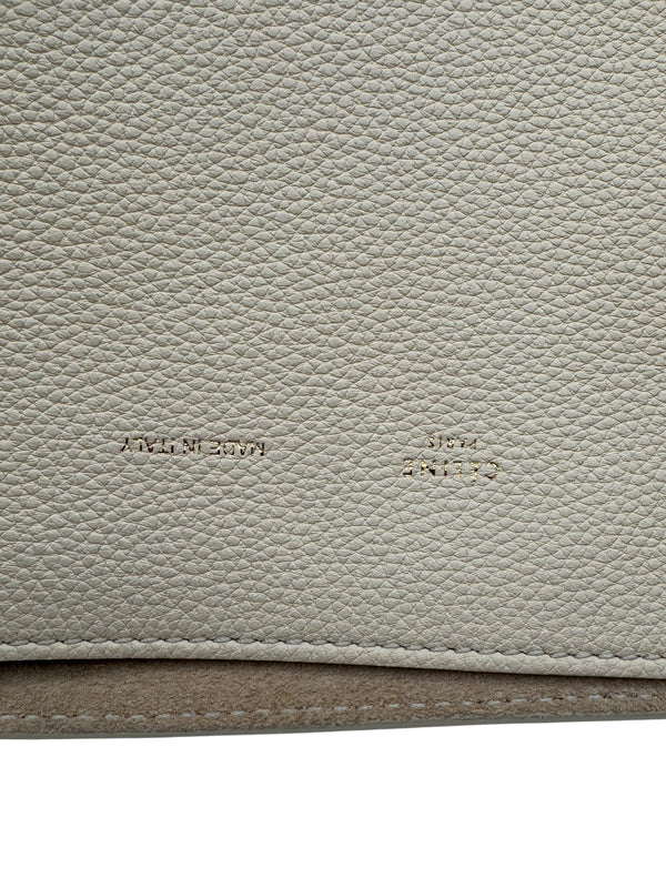 Celine Chalk Soft-Grained Calfskin Cabas Phantom Tote