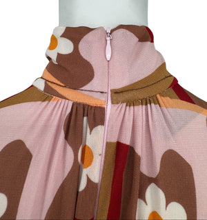 Prada SS 2017 Floral Print Dress - Size 10