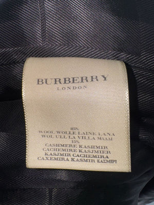 Burberry London Wool & Cashmere Trench Coat – Deep Purple US 12