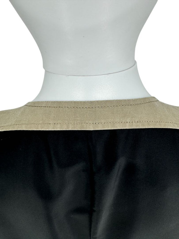 Balenciaga Paris Two-Tone Cinched Waist Shift Dress – Size 10