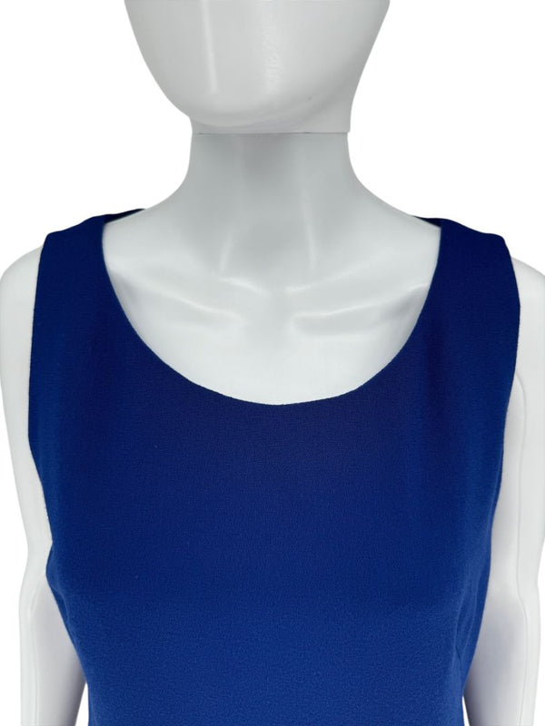 Akris Sleeveless Tailored Sheath Dress - Size 10 US