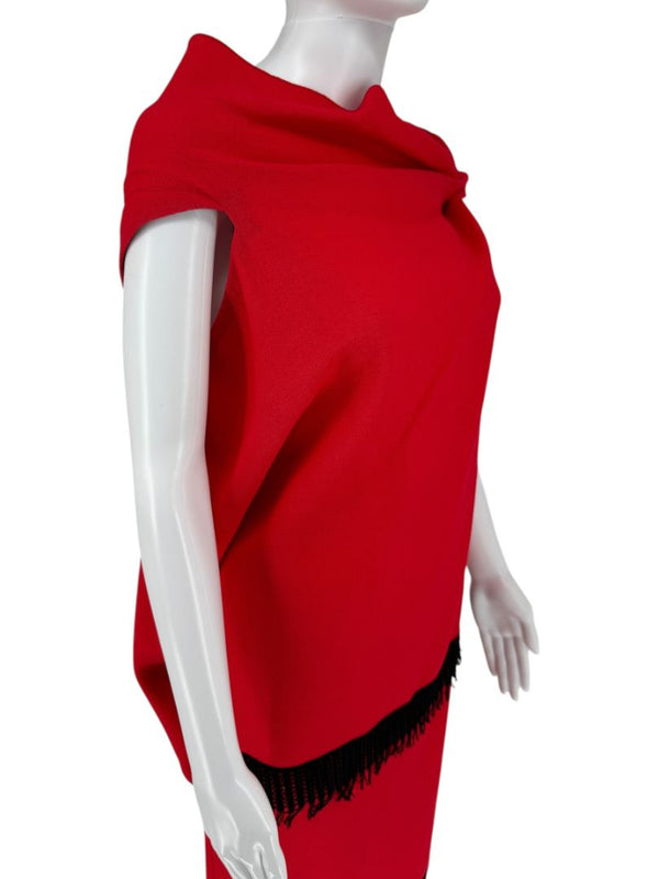 Roland Mouret x Saks Fifth Avenue Limited Edition Draped Top & Skirt Set - L