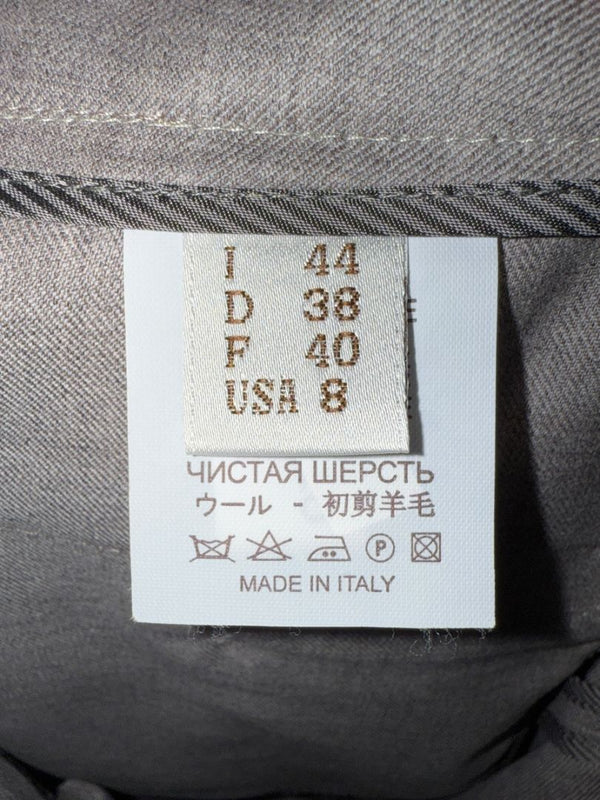 Brunello Cucinelli Grey Virgin Wool Trousers - Size IT44