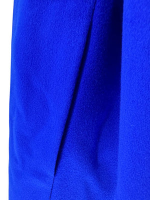 Akris Electric Blue Cashmere Coat - Size 6