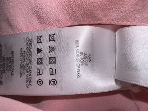 Victoria Beckham Rose Pink Silk Blouse – Size US 10 / UK 14