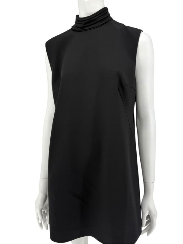 Loro Piana Black Virgin Wool Sleeveless Mini Dress – Size IT 46