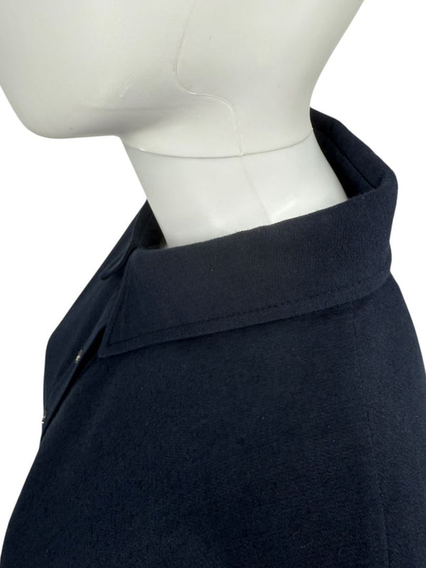 Akris Navy Short Sleeve Polo Dress – Size US 10