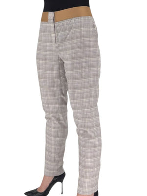 Gabriele Hearst Plaid Wool Blend Pantsuit – Size 46
