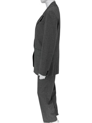 Gabriela Hearst Charcoal 100% Wool Pantsuit – Size 44