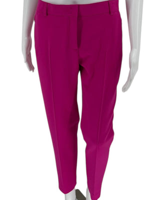 Akris Punto Fuchsia Blazer & Tapered Pant Suit Set – Size 12