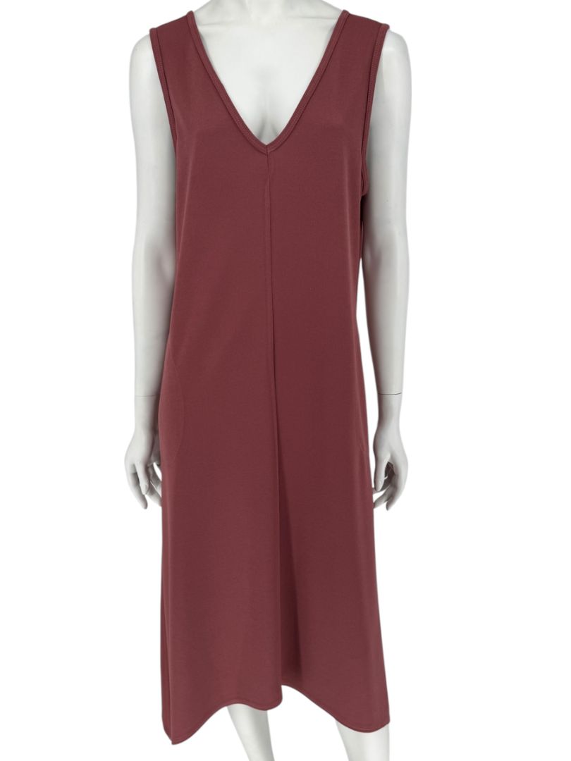 Three Eighty Two Sleeveless V-Neck Midi Dress – Size M