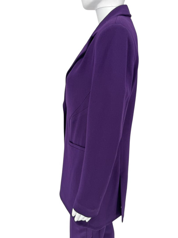 Pamella Roland Diamond Double Button Pant Suit - Large