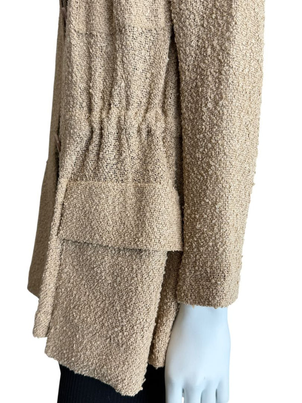 Akris Beige Bouclé Utility Jacket – Size 8