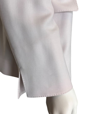 Akris Miles Blazer in Lily Pink Virgin Wool, Size 10 (IT 46) – NWT