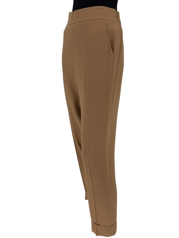 Akris Camel Cropped Trousers – Size US 10 / IT 46