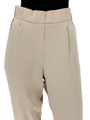 Brunello Cucinelli Beige Cropped Trousers - IT 44