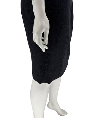 Pamella Roland Charcoal Grey 2-Piece Dress/Jacket Set – Large