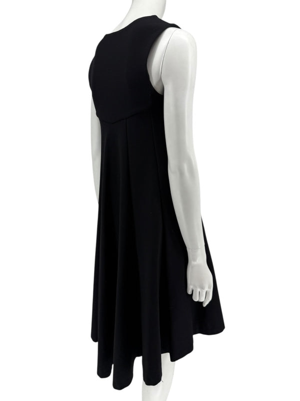Diane von Furstenberg Sleeveless A-Line Knit Dress – Black - Size 0