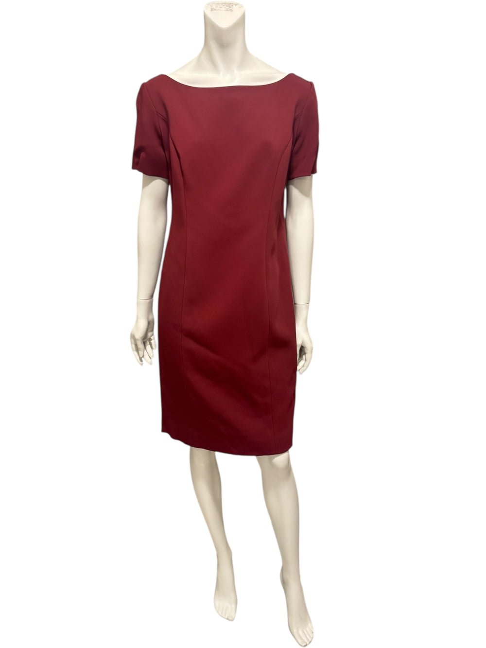 Pamella Roland Red Tailored Dress &amp; Jacket Set – L