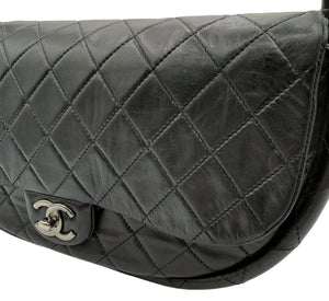 Chanel 2013 Black Hula Hoop Bag - Medium