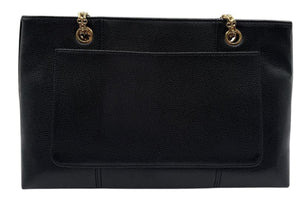 Chanel Grained Calfskin Bijoux Chain Shoulder Bag Black