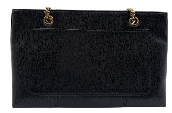 Chanel Grained Calfskin Bijoux Chain Shoulder Bag Black