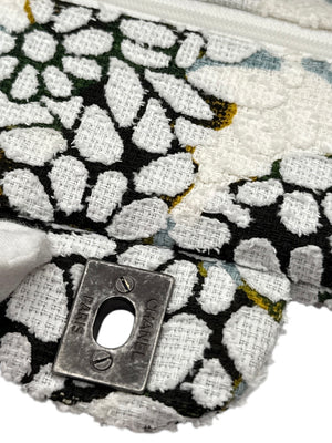 Chanel Double Flap Limited Edition Floral Tweed