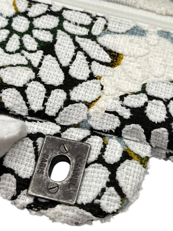 Chanel Double Flap Limited Edition Floral Tweed