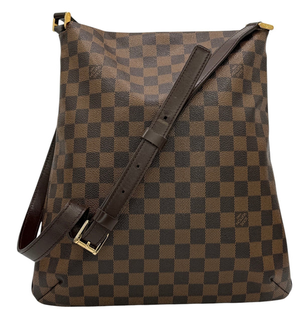 LOUIS VUITTON Musette Salsa GM Damier Ebene Crossbody Bag
