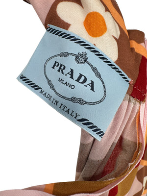 Prada SS 2017 Floral Print Dress - Size 10
