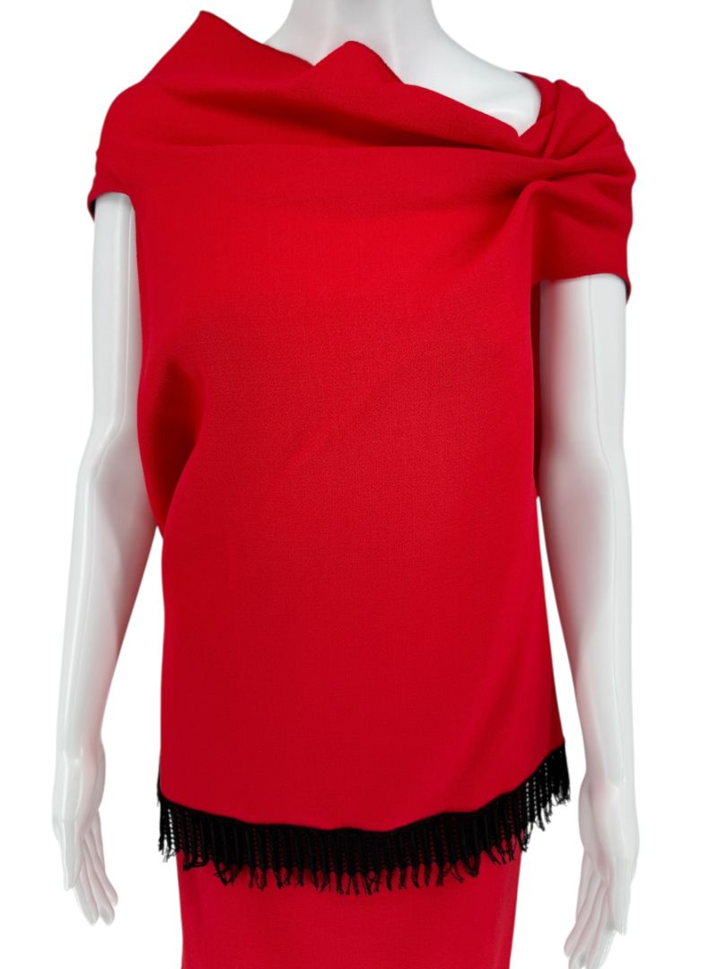 Roland Mouret x Saks Fifth Avenue Limited Edition Draped Top & Skirt Set - L