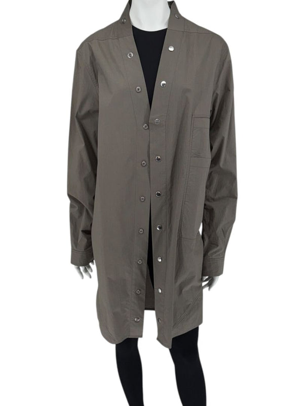 Rick Owens “Tecuatl” Dust Cotton Snap Jacket – Size IT 40 (US 6)
