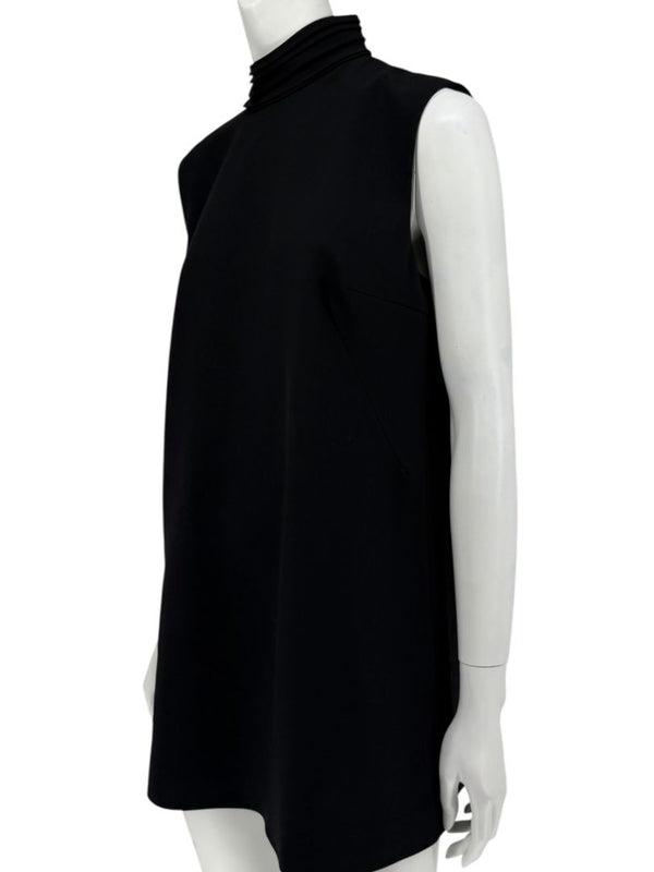 Loro Piana Black Virgin Wool Sleeveless Mini Dress – Size IT 46